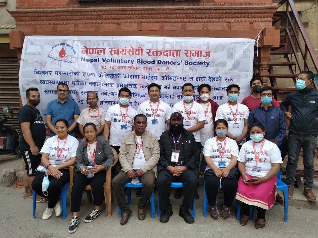 काठमाडौं महानगरपालिका-१९ नगरसमितिद्वारा आकस्मिक रक्तदान कार्यक्रम